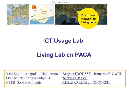 ICT Usage Lab Living Lab en PACA
