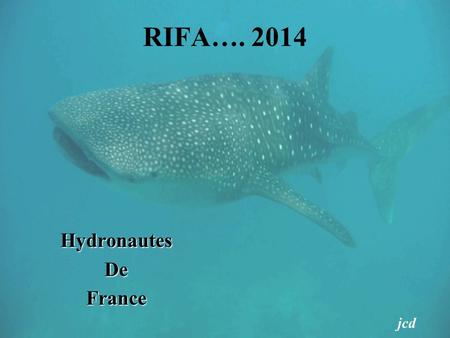 RIFA…. 2014 Hydronautes De France jcd.