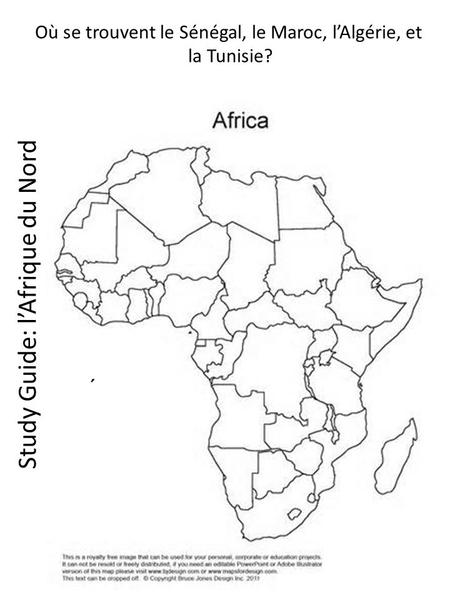 Où se trouvent le Sénégal, le Maroc, l’Algérie, et