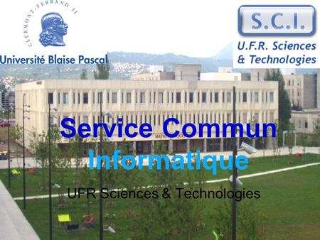 Service Commun Informatique