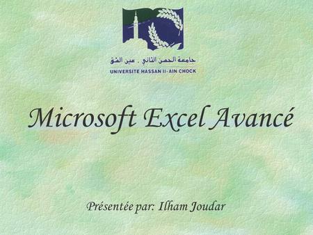 Microsoft Excel Avancé
