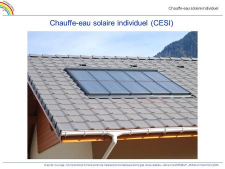 Chauffe-eau solaire individuel (CESI)
