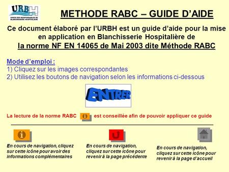 METHODE RABC – GUIDE D’AIDE