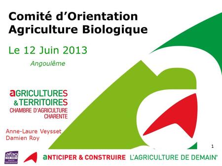 Comité d’Orientation Agriculture Biologique