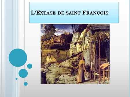 L'Extase de saint François