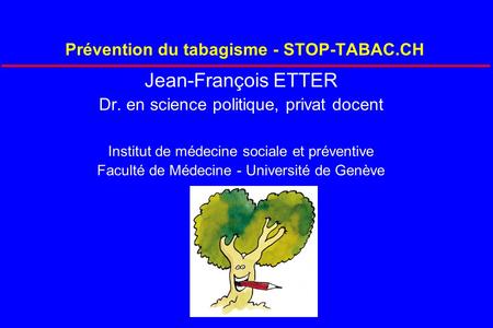 Prévention du tabagisme - STOP-TABAC.CH