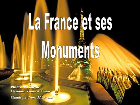 La France et ses Monuments