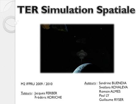 TER Simulation Spatiale