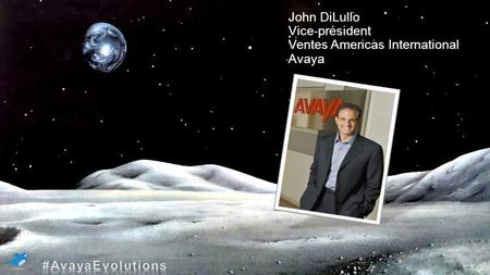 PALAIS DES CONGRÈS MONTRÉAL | JEUDI 16, 02/ 2012 | MONTRÉAL MOON only as background Jhon dilullo and title John DiLullo Vice-président Ventes Americas.