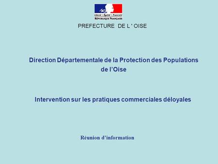 Direction Départementale de la Protection des Populations de l’Oise