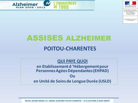 ASSISES ALZHEIMER POITOU-CHARENTES