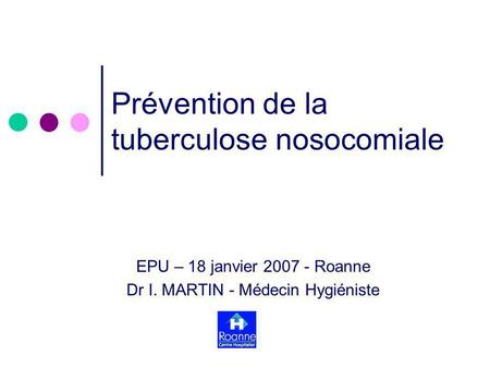 Prévention de la tuberculose nosocomiale