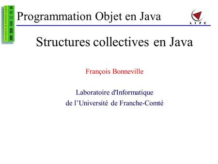 Structures collectives en Java
