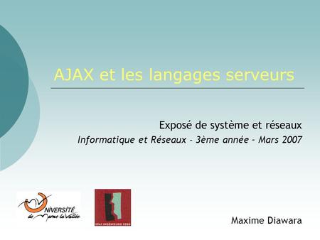AJAX et les langages serveurs