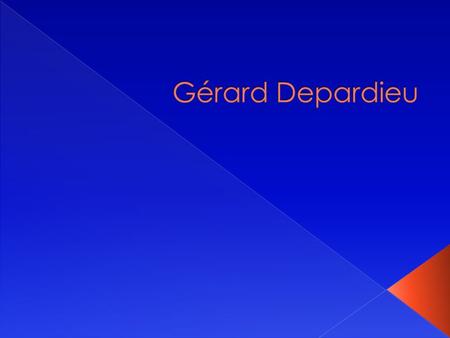 Né à Chatorou le 27 décembre 1948. Gérard passe plus de temps dans la rue qu'à l'école.