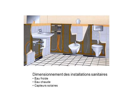 Dimensionnement des installations sanitaires