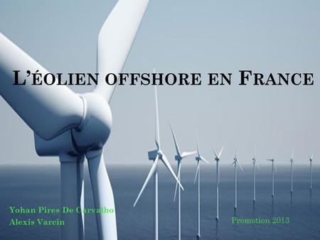 L’éolien offshore en France