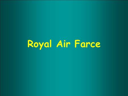 Royal Air Farce.