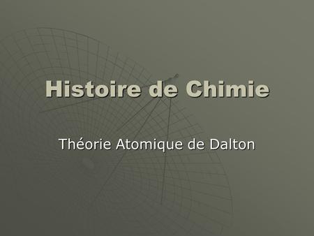 Théorie Atomique de Dalton