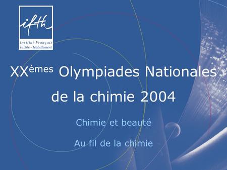 XXèmes Olympiades Nationales