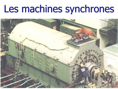 Les machines synchrones