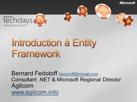 Introduction à Entity Framework
