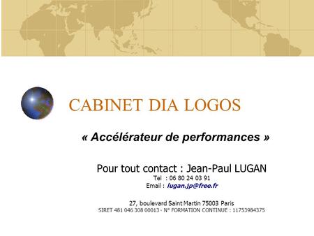 CABINET DIA LOGOS « Accélérateur de performances »