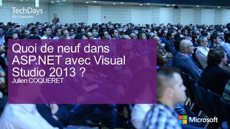 Quoi de neuf dans ASP.NET avec Visual Studio 2013 ?