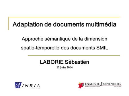 Adaptation de documents multimédia