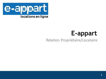 Relation Propriétaire/Locataire