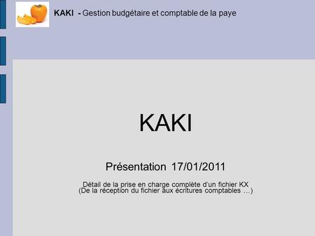 KAKI  - Gestion budgétaire et comptable de la paye