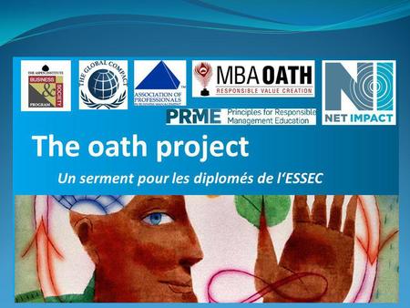 The oath project Un serment pour les diplomés de l‘ESSEC.