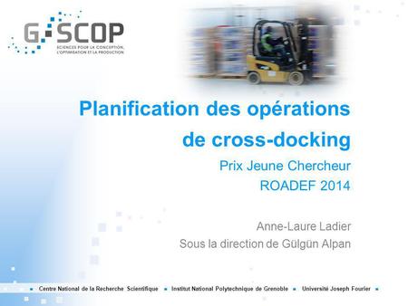 Planification des opérations de cross-docking