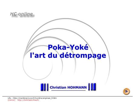 Poka-Yoké l'art du détrompage