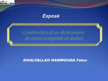KHALFALLAH HAMMOUDA Faten