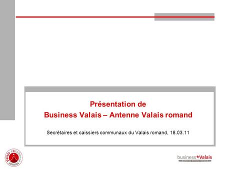 Business Valais – Antenne Valais romand