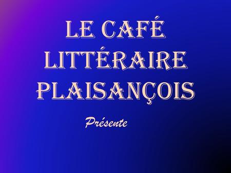 Le Café Littéraire Plaisançois Présente Un moment avec… Toni Morrison.