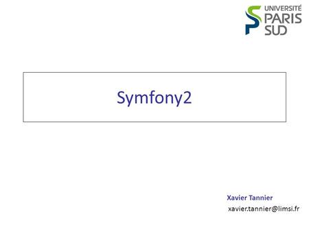 Symfony2.