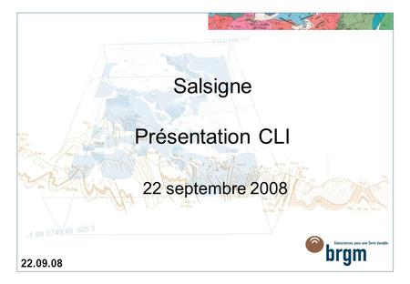 Salsigne Présentation CLI 22 septembre 2008
