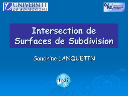 Intersection de Surfaces de Subdivision