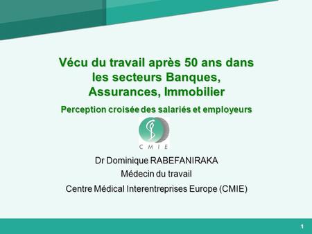 Perception croisée des salariés et employeurs