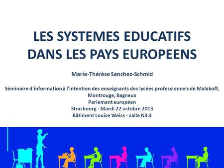 LES SYSTEMES EDUCATIFS DANS LES PAYS EUROPEENS