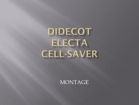 DIDECOT ELECTA CELL-SAVER