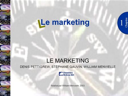 L Le marketing 1 LE MARKETING