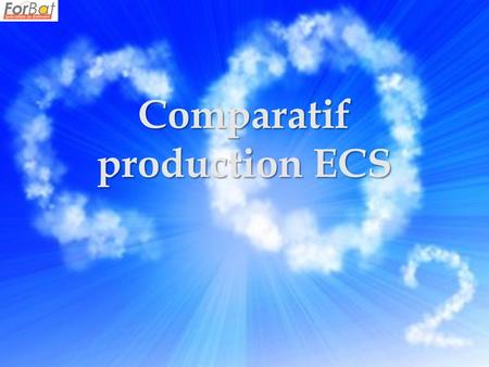 Comparatif production ECS. Au niveau de la production de CO2 par an le bilan par type de production deau chaude est le suivant : - 1er : le ballon thermodynamique.