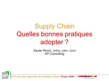 Supply Chain Quelles bonnes pratiques adopter ?
