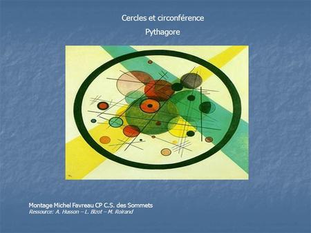 Cercles et circonférence