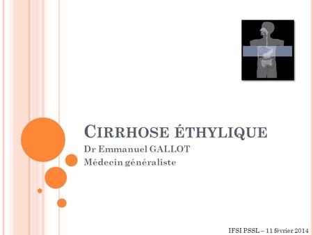 Dr Emmanuel GALLOT Médecin généraliste