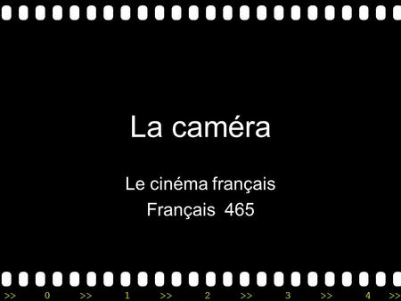 Le cinéma français Français 465