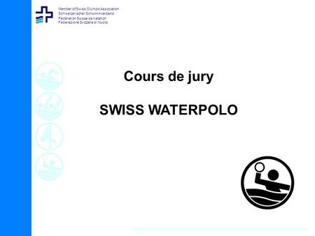 Cours de jury SWISS WATERPOLO.